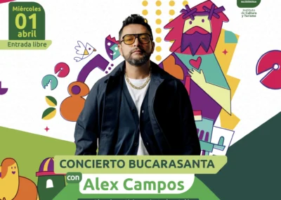 Concierto BucaraSanta 2026 con Alex Campos: una noche de fe, música y unión en Bucaramanga
