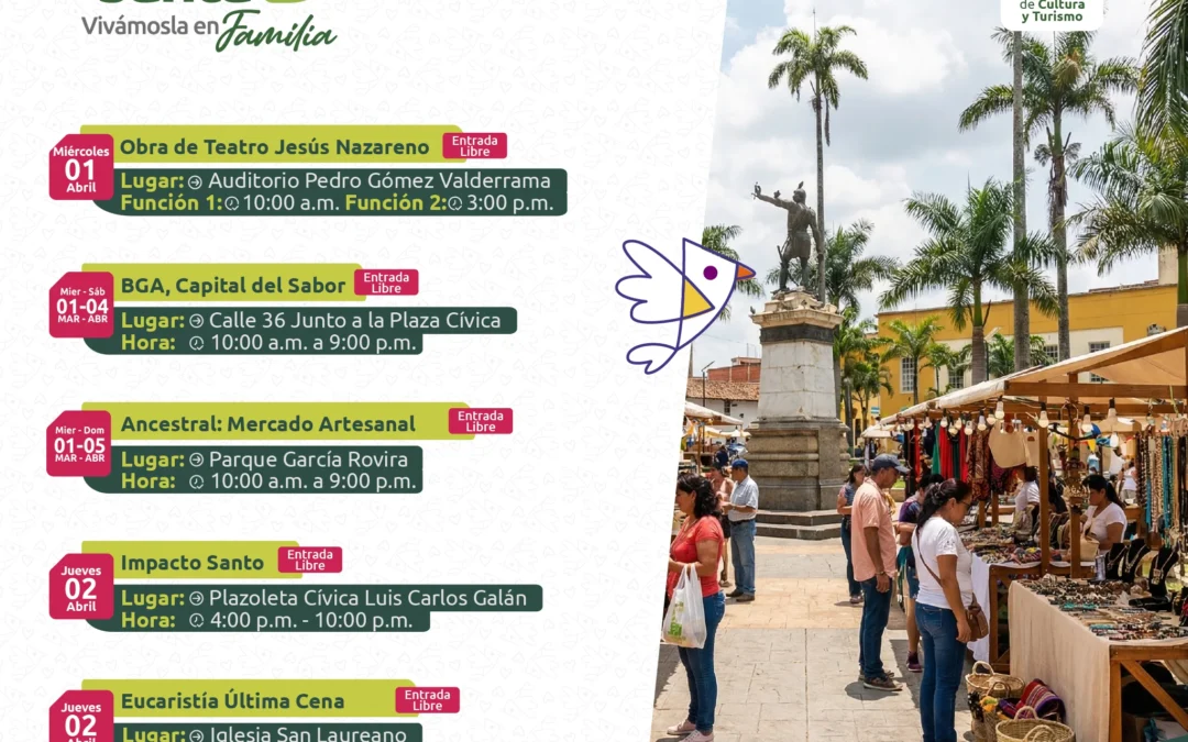 BucaraSanta 2026: agenda cultural, gastronómica y espiritual para vivir en Bucaramanga